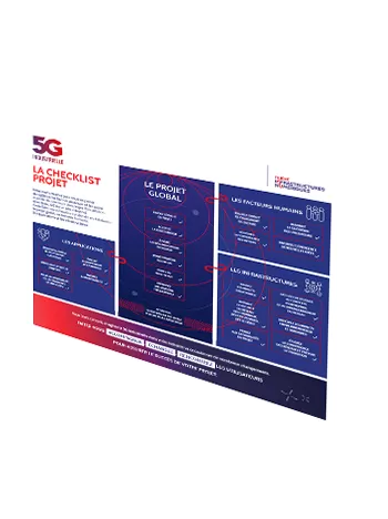 Infographie 5G Industrielle – Checklist Projet