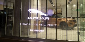 Ecran LED transparent affichage