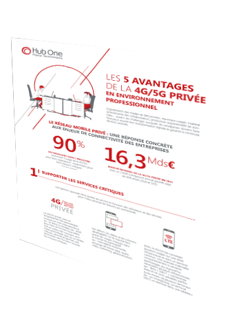 Les 5 avantages de la 4G/5G privée en environnement professionnel
