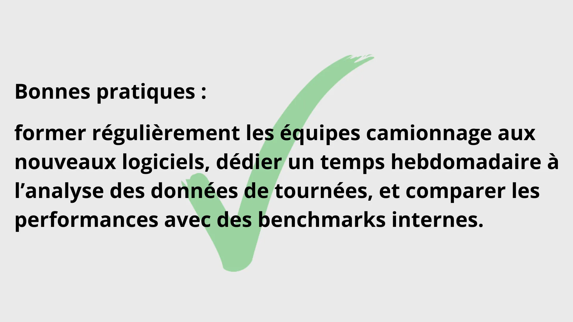 Optimisation de tournées : challengez vos responsables camionnage